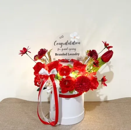 Bloom Box Akrilik Ucapan Grand Opening Bantul