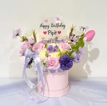 Bloom Box Akrilik Ucapan Ulang Tahun Bantul